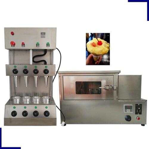 New Stainless Steel Pizza Cone Machine Sweet Cone Making Pizza Oven Machine Handheld Pizza Making Machine