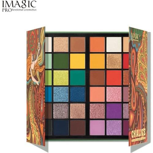 Tarot Holy Grail 36 Colors Glitter Eye Shadow Palette Pigmented Powder Shimmer EyeShadow Cosmetic Eyes Makeup Set Maquillage