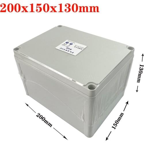 200x150x130mm Outdoor Waterproof Case Enclosure Plastic Box Electronic Project Case Waterproof Junction Box for Electronics