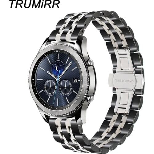 Stainless Steel Watchband 22mm for Samsung Gear S3 Classic Frontier Gear 2 Neo Live Watch Band Quick Release Strap Wrist Belt
