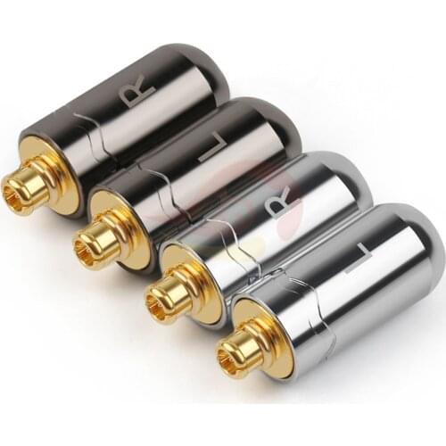 MMCX Pin Connector Earphone Plug Copper Audio Headphone Jack For se215 se315 se425 se535 se846 W60 W80 Headset DIY Wire Adapter