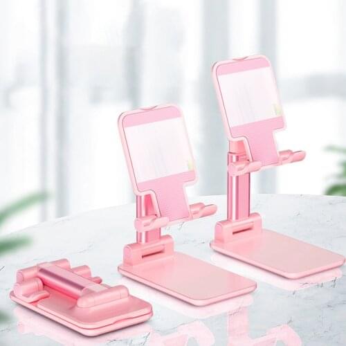 Foldable Mobile Phone Bracket Retractable Desk Bedside Lazy Bracket Live Online Class Portable And Universal Tablet