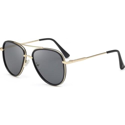 Brand Design Pilot Sunglasses For Women Men Fashion Retro Unisex Metal UV400 Sun Glasses Shades Eyewear Eyeglasses Mirror 2021