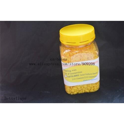 Dental Tauchwachs in stangen Germany dipping wax yellow dipping was dropping wax dip wax 210gram