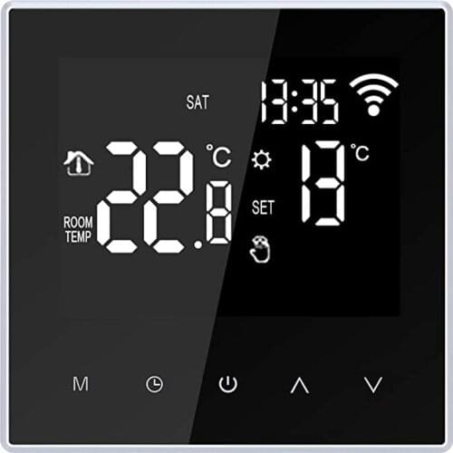 110-230V WiFi Smart Thermostat Temperature Controller APP Control Programmable Electric Floor Heating Touchpad LCD Screen