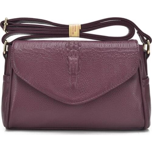 Womens Leather Handbags All-match Shoulder CrossBody Bags Fashion Messenger Bag Alligator Satchels Women Bags