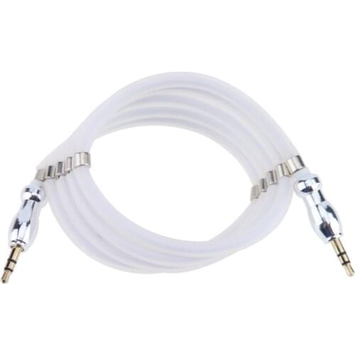 1M 3.5mm Male to Male Audio Cable Speaker Line Magnetic Aux Wire Cord for Samsung Xiaomi Phone MP3 MP4 Headphone Car