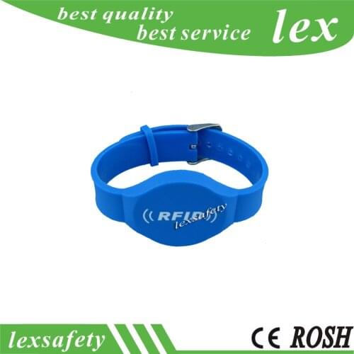 1k memory writable ic pvc slap bracelet 13.56mhz,1k byte memory plastic smart wirstband 13.56mhz