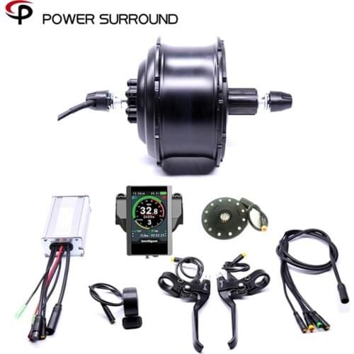 2020 Eletrica Waterproof 48v500w Fat Rear Cassette Brushless Hub Motor Snow Conversion electric Wheel ebike system