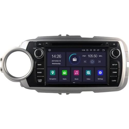 Android 10 IPS HD Screen for TOYOTA YARIS 2012-2013-2019 GPS CAR DVD RADIO 4GB RAM+32GB FLASH 8 Octa Core+DVR/WIFI+DSP+DAB+OBD