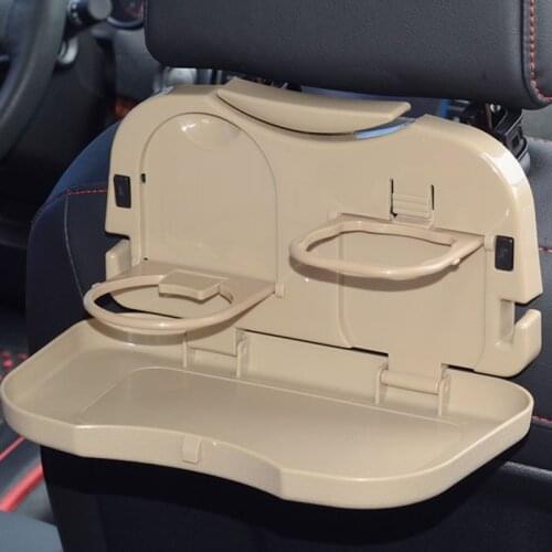 Automobile Drink shelf Table dining table for pallet truck The back seat cup holder The car back to the small plate Folding