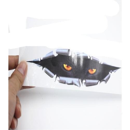 Simulation eyes car stickers for Hyundai Creta I10 I20 Tucson Elantra Santa Fe Solaris Creta Veloster