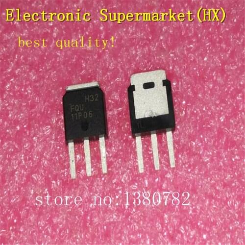 Free Shipping 100pcs/lots FQU11P06 TO-251 New original IC In stock