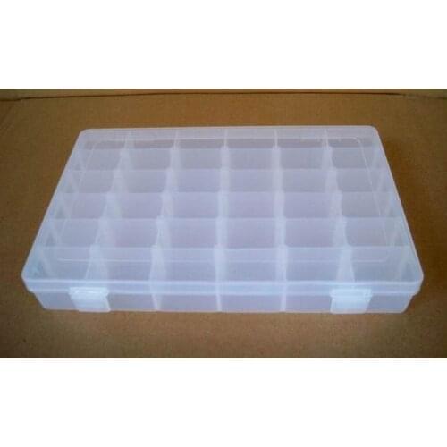 Free shipping 36 grids storage box for hama beads perler beads iron beads jewelry beads wholesale and retail
