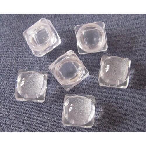 CXZR-10.5 High quality 5050 LED Optical Lens, Lens Size: 10.5X10.5X8.5mm, 30 degree, Grinding surface, PMMA materials