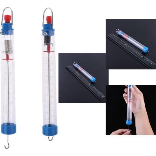 1N/100g Newton Meter Force Meter Spring Dynamometer Spring Dual-Scaled Balance for Physical Experiment