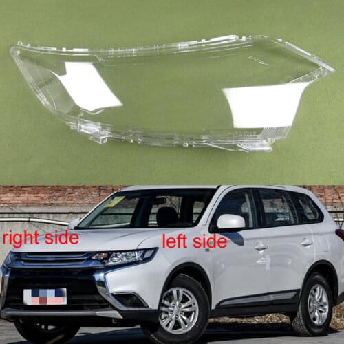 For Mitsubishi Outlander 2016 2017 2018 Headlight Cover Lamp Shade Headlights Shell Lampshade Headlamp Transparent Cover Lens