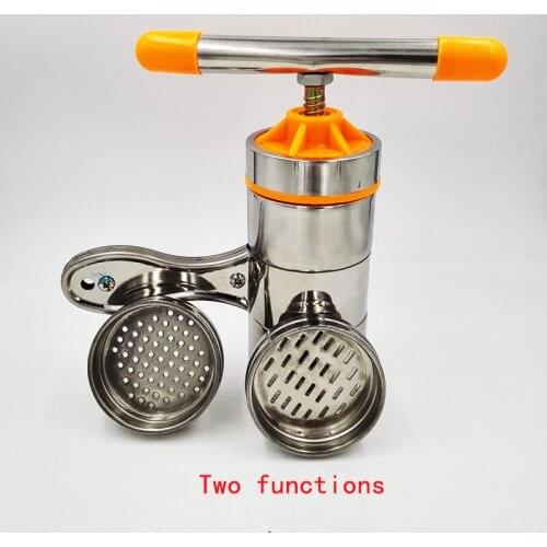 Two Functions Manual Noodle Maker Kitchen Pasta Spaghetti Press pates Machine Vegetable Fruit Juicer Pressing Machine