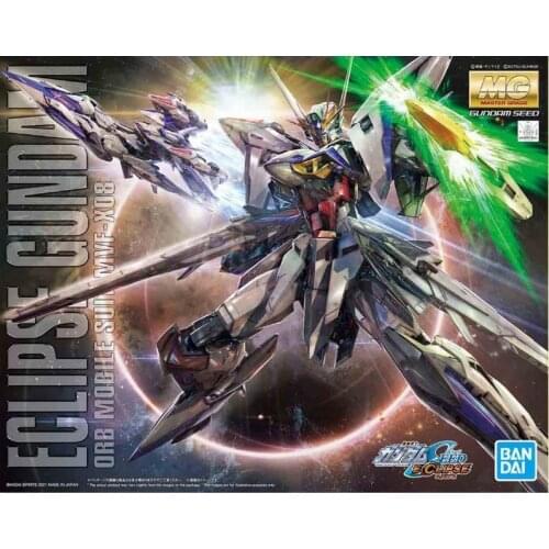 Bandai Anime Figure Assembly Gundam MG 1/100 SEED MSV Eclipse PVC Action Model Collection Toys For Kid
