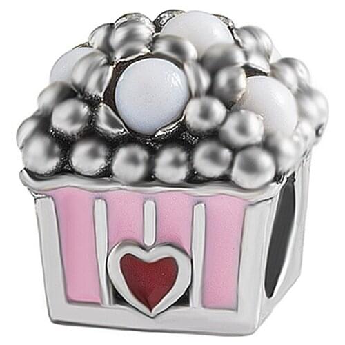 HPXmas Wholesale 5pcs/lot Original Beads Love gift Fashion Metal Crystal CZ Charm Fit Bracelet Accessories for making diy H30