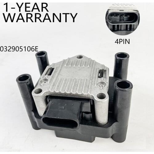 Ignition coils 032905106E/A/B/F Fit for Audi A1 A2 A3 A4 VW BEETLE Fox Polo Golf R GTR SAVEIRO Gol LEON ALTEA