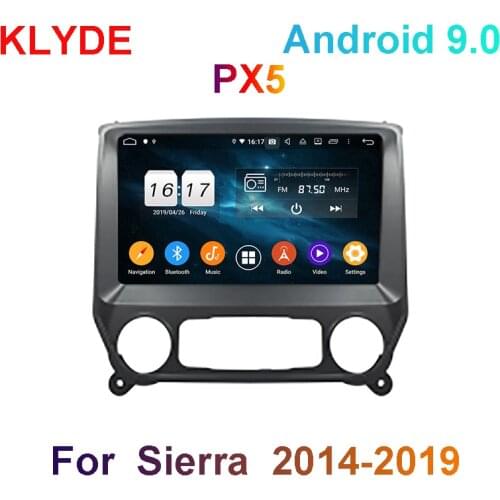 KD-1945 Klyde hot-saling Android 9.0 Car Video Touch Screen Player for Sierra 2014-2019 with Radio BT WIFI