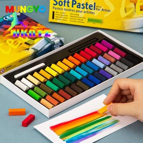 Mengyang mini soft color non-toxic chalk crayon for artist students graffiti painting pen school supplies