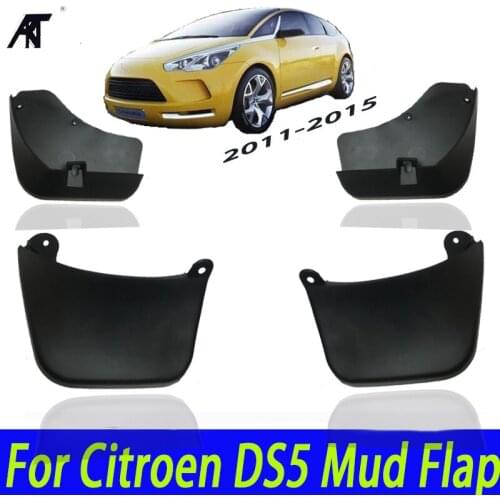 Set OE Fitment Car Mud Flaps For Citroen DS5 / DS 5 C940373/C940374 2011-2015 Mudflaps Splash Guards Mud Flap Mudguards Fender