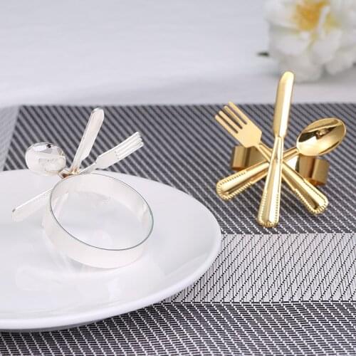 New European creative knife fork spoon napkin ring napkin ring hotel decoration napkin buckle manufacturer wholesale