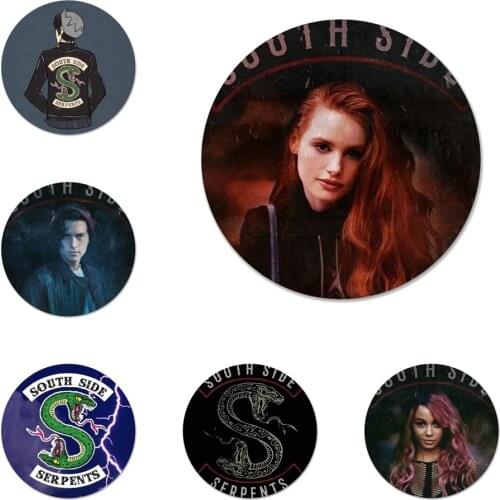 New Arrival tv riverdale SouthSide Serpent s Badge Brooch Pin Accessories For Clothes Backpack Decoration gift