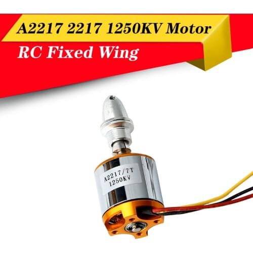 New A2217 2217 1250KV Motor Mount Outrunner Brushless Motor for RC Fixed Wing Airplane Multi-copter
