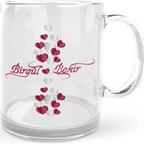 Personalized Valentine 'S Day Themed Glass Mug Cup-30