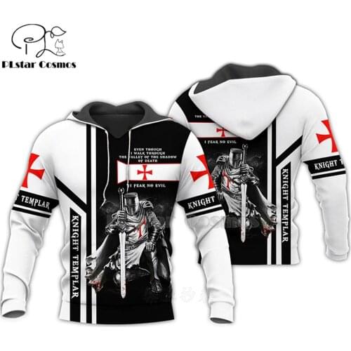 PLstar Cosmos Printed Knights Templar 3d hoodies/Sweatshirt Winter autumn funny Harajuku Long sleeve armor cosplay streetwear-56
