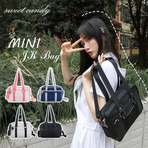 Daily Japanese student bag handbag candy color high school student JK uniform bag shoulder bag mini Messenger bag lady