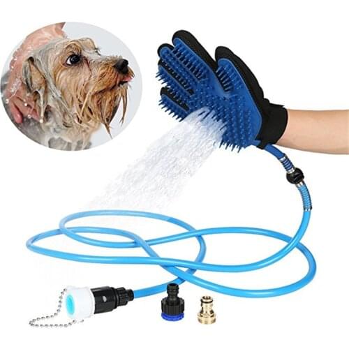 Dog Scrubber Sprayer Pet bath nozzle Bathing Tool Comfortable Massager Shower Tool Cleaning Washing Bath Sprayer Dog Supplies