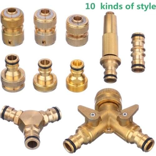 10 Type 3/4" Threaded Connectors Garden Hose Tap Water Pipe Adapter for Irrigation System