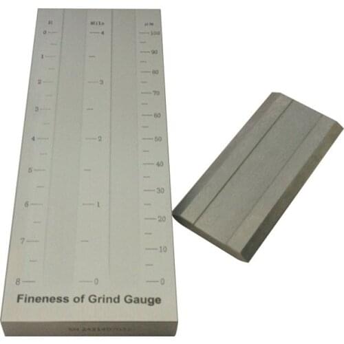 BGD Double Groove Grindometer High Precision Fineness of Grind Gauges meter tester Grind Micron Hegman Mils gages paint