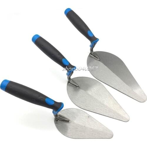 6 inch/7inch/8inch/9inch Putty Knife Brick Trowel Laying high quality Steel Blade Flooring Mortar Float Tile Construction Tools