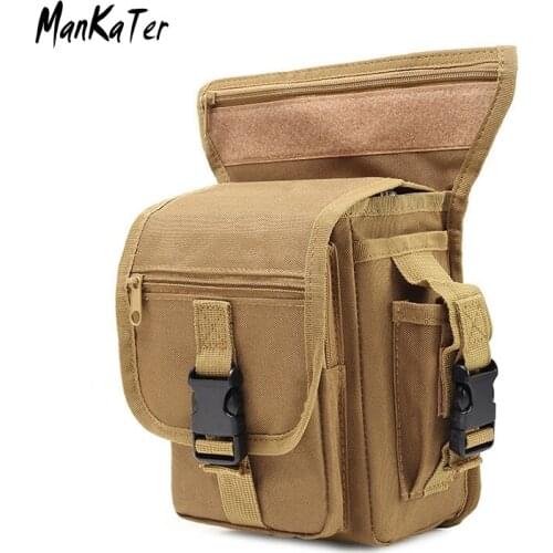 ManKaTer Free Shipping Camera Bag Camouflage Multi-Functional Leg Pack Outdoor Sports Travel Waterproof Tactical Leg Bag