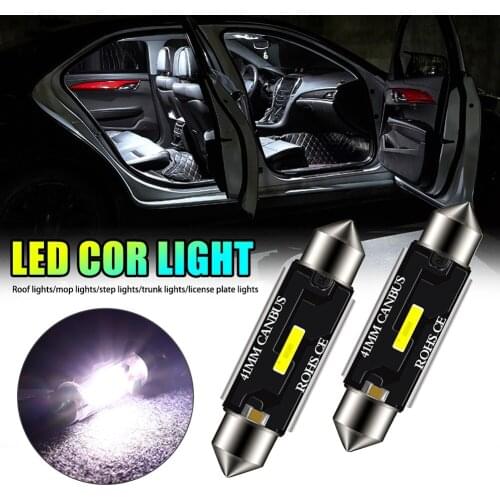 LED Festoon Dome 31mm 36mm 39mm 41mm 1860 CSP White Reading License Plate Lamp led Light Bulb Milky Cover Bulbs 12V/24V