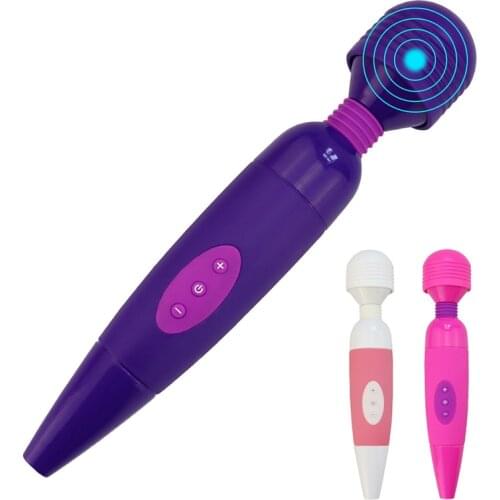 AV Vibrator Sex Toys Muti-speed Magic USB Charging Wand for Woman Clitoris Stimulator G Spot vibrating Dildo for Adults Game