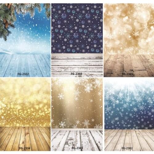 Vinyl Custom Photography Backdrops Prop Christmas day and Floor Theme Photography Background #5132