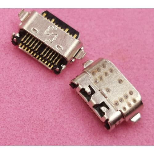 50Pcs Usb Charger Charging Dock Port Connector For Motorola Moto 1S G6 XT1925 One P30 Play P30Play XT1925 XT1941 XT1943 Plug