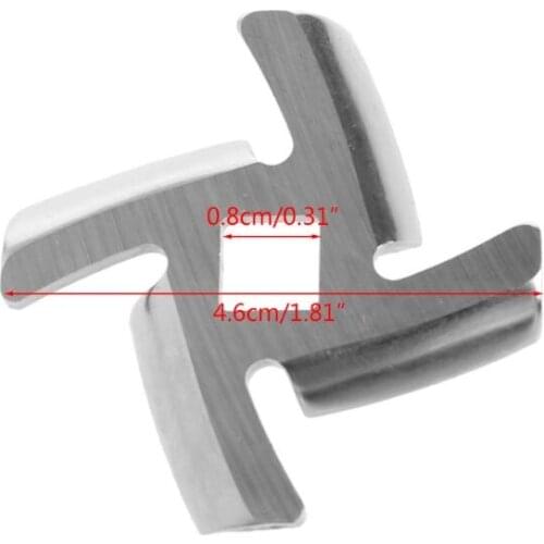1Pc 50mm Diameter Stainless Steel Meat Grinder Blade Spare Part For Moulinex HV6 G32C