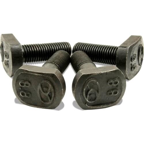 1PCS-M18*90/100/120/150/200/250/300 GB37 8.8 T-type Screw/ Black T-slot with Bolts / Screw / Bolt / T-shaped Plate Screws