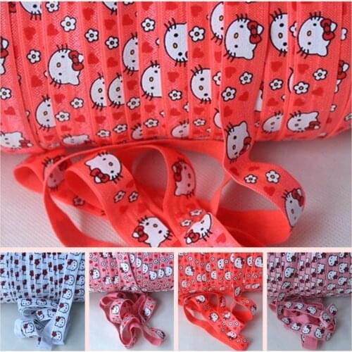 4 Colors 5/8" FOE Fold Over Elastic