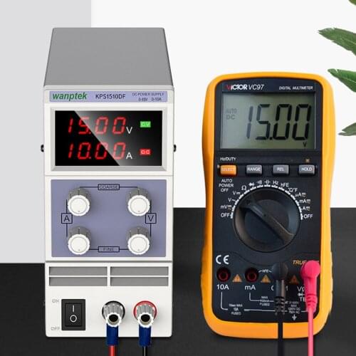 4 PcS 15V 10A DC Regulated Power High Precision Adjustable Supply Switch Power Supply Maintenance Protection Function KPS1510DF