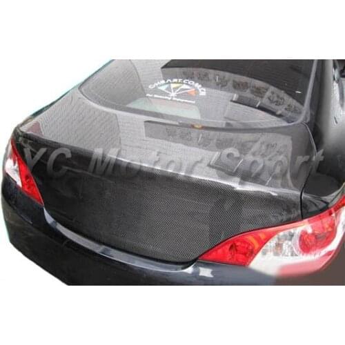 Car Accessories Carbon Fiber OEM Style Trunk Fit For 2010-2011 Rohens Genesis Coupe Rear Trunk Bootlid Tailgate