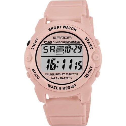 Women Digital Sports Watches Fashion Casual Ladies Wristwatch Multifunctional Waterproof Watch For Kids Girls Holiday Gift Clock