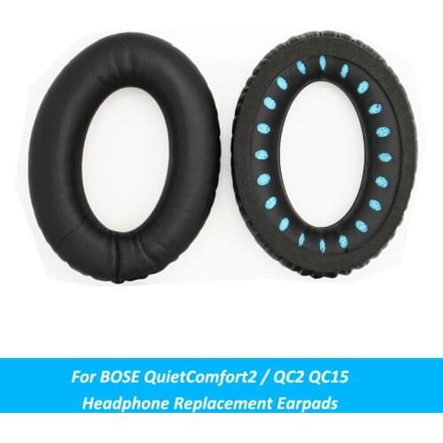 Black Replacement Ear Pads Cushion Earpads Parts For BOSE QuietComfort2 / QC2 QC15 Headphones Accessory